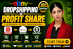 do ebay dropshipping on profit share
