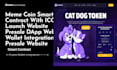 create a meme coin website smart contract, ico launch website, ico presale websi