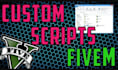professional fivem developer custom rp server script