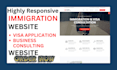 build immigration visa website visa application website consultant website