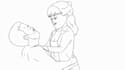 create 2d line art, 2d traditional animation, frame by frame, line art animation