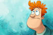 design a 2d cartoon character