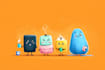 draw a cute and funny cartoon illustration