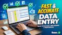 data entry, web research, copy paste and excel jobs