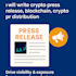 do crypto press release, blockchain, crypto pr distribution