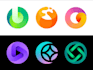 make modern , unique , creative circle logo for your business