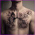 professionally draw your chest tattoo