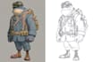draw military themed character illustrations