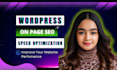 boost your website with expert on page SEO and speed optimization