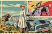 draw a retro vintage comic illustration