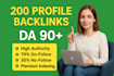 do high da profile backlinks with white hat SEO techniques