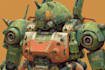 do anime style mecha robot illustrations