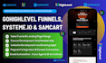 do clickfunnels 2 0 sales funnel, systeme io landing page, samcart , gohighlevel