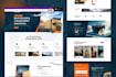 develop logistic website courier trucking freight dispatch moving website, app