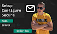 set up a secure mail server with webmail and SMTP
