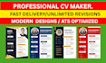 make your professional CV as an expert CV maker