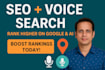 rank your site with GEO SEO, aeo, voice search, and schema markup