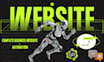 develop a responsive business website or custom web application