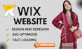 do wix website design or redesign or wix online store