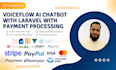 integrate voiceflow ai chatbot with laravel backend and payment processing