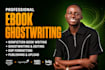 do amazon kdp book publishing non fiction ebook ghostwriter book writer editing