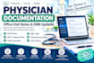 update physician office visit notes and emr records