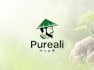 design modern agriculture landscape farm irrigation logo
