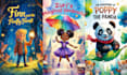 create whimsical watercolor children book illustrations
