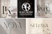 design amazing monogram logo with initials letter