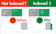 do index all your urls on google and fix gsc indexing errors