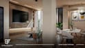 design contemporary home, apartment living room