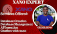 build powerful xano backend with API, database and flutterflow integration