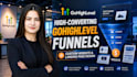 design a premium ghl sales funnel and landing page expert