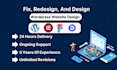 design, redesign, revamp, wordpress website, fix, troubleshooting, optimization