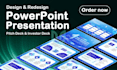 design or update presentation powerpoint, PPT, pitch deck in chinese or english