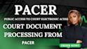 do pacer bankruptcy legal research and mortgage data entry