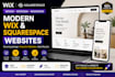 design modern sqaurespace website wix website wix redesign squarespace website