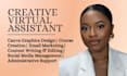 be your creative virtual assistant, personal assistant and social media VA