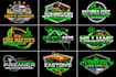 make professional landscape, agriculture, and lawn care logo