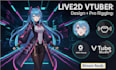 design and rig live2d vtuber model live 2d vtuber avatar anime 2d vtuber model