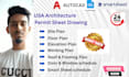 do full USA drawings with city permit set using autocad