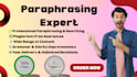 provide unique paraphrasing service