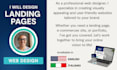 design a high converting landing page in italian