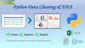 clean, analyze, and visualize your data using python