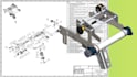 do 3d model and 2d technical drawings of mechanical assembly