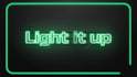 create a glowing neon logo animation to make your brand pop