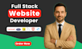do full stack website development as PHP laravel developer