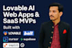 develop vibe code lovable ai web apps, saas mvp, replit, supabase, cursor, bolt