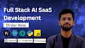 develop fullstack ai saas websites with nextjs, fastapi, nodejs