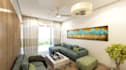 renovate 3d apartment, stunning bedroom,  kitchen,dining space with 3d rendering